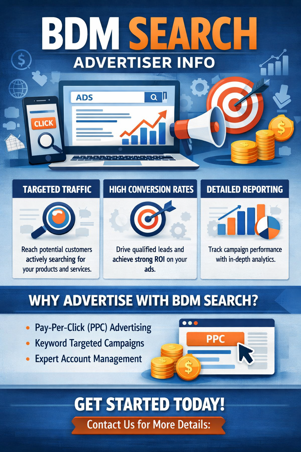 Advertise on BDM Search — Reach South African business seekers